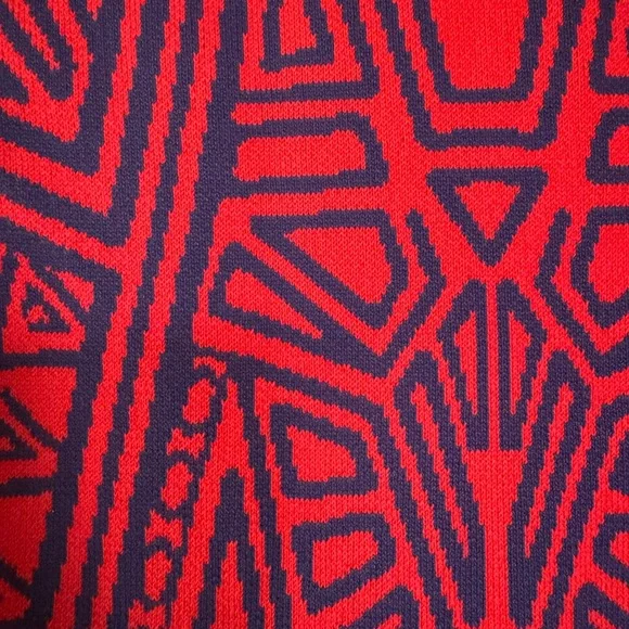 Forever 21 Red and Navy Bodycon Mini Dress - Picture 5 of 5